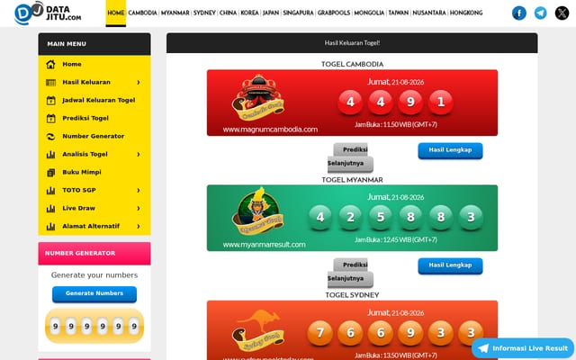 Screenshot of datajitu.com