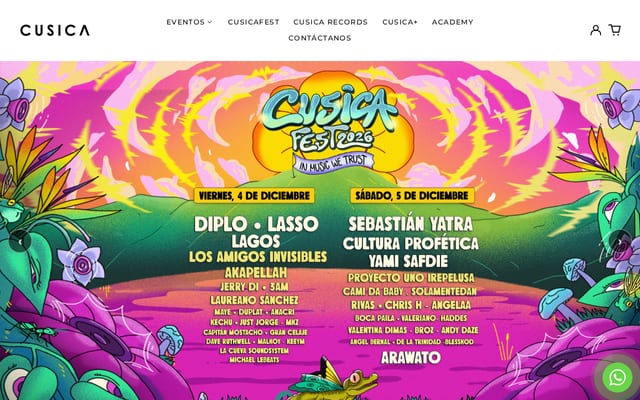 Screenshot of cusica.com