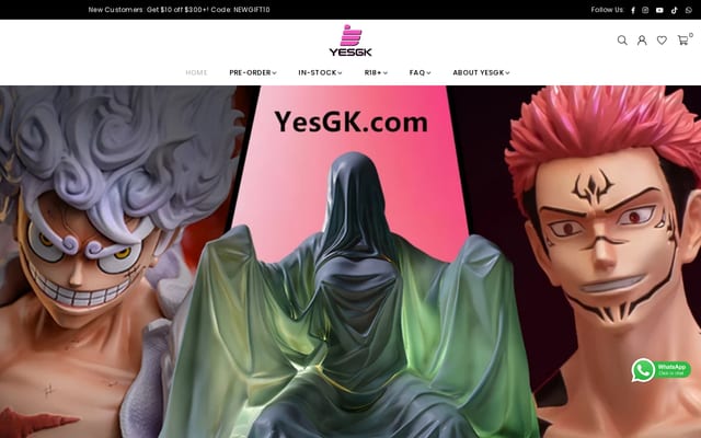 Screenshot of yesgk.com