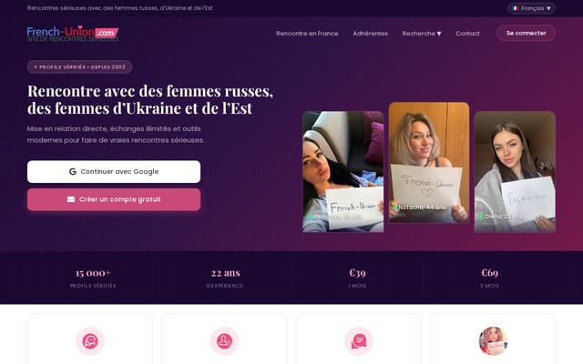 Screenshot of french-union.com
