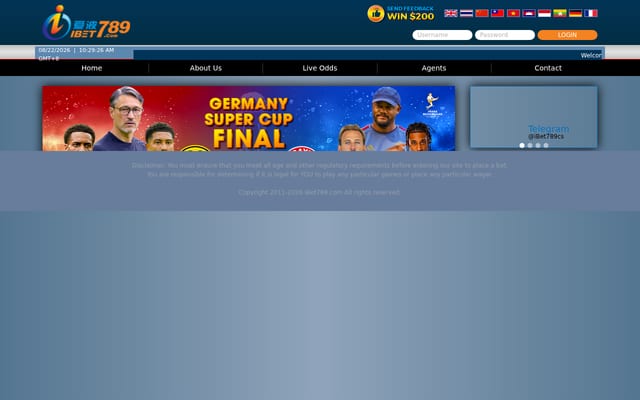 Screenshot of myibet.net