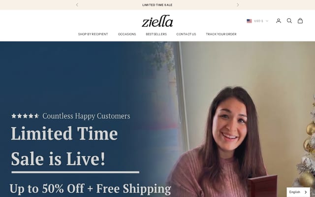 Screenshot of ziella.shop
