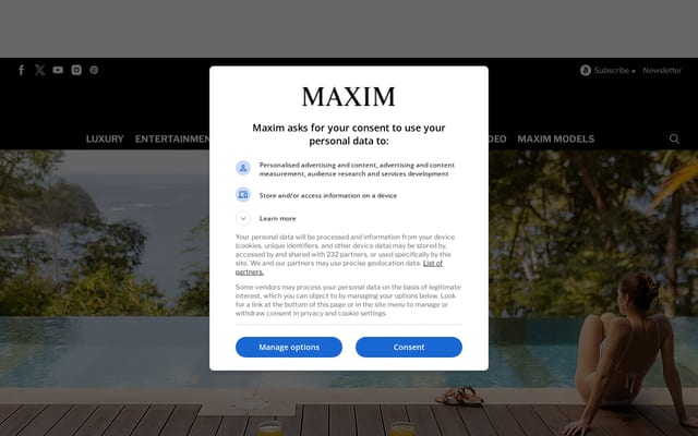 Screenshot of maximonline.com