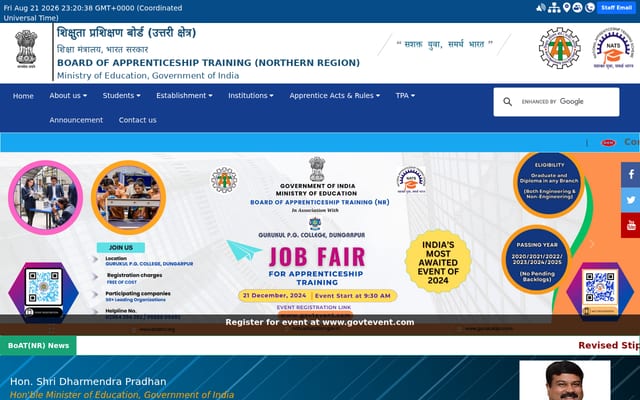 Screenshot of boatnr.org