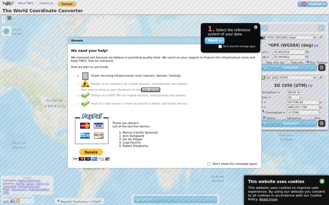 Screenshot of twcc.fr