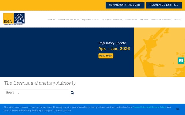 Screenshot of bma.bm