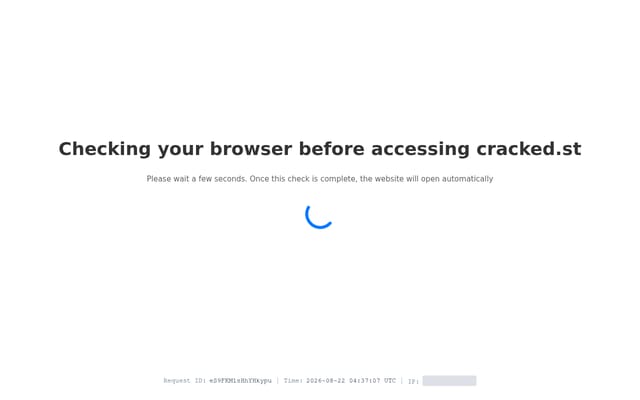 Screenshot of cracked.st