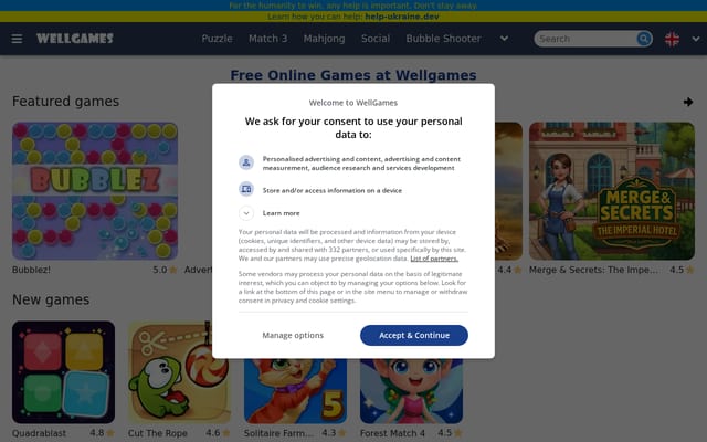 Screenshot of wellgames.com