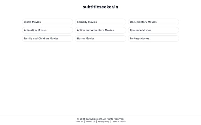 Screenshot of subtitleseeker.in