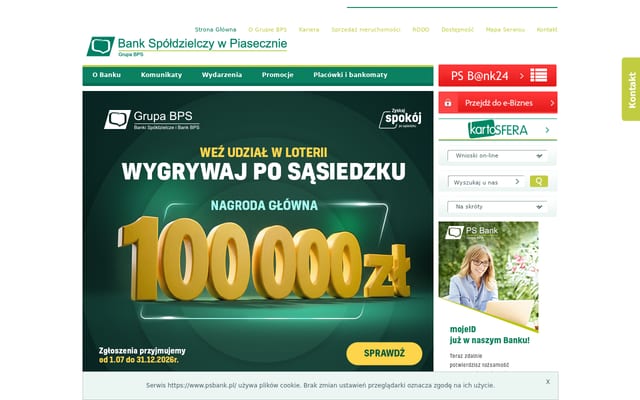 Screenshot of psbank.pl