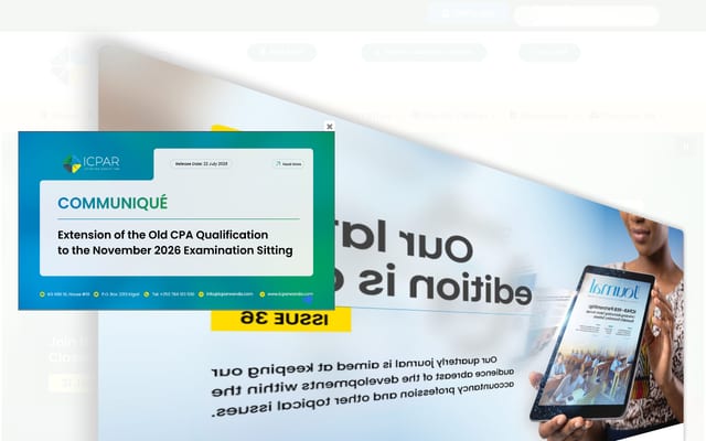 Screenshot of icparwanda.com