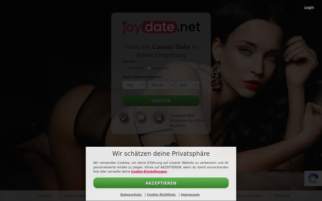 Screenshot of joydate.net