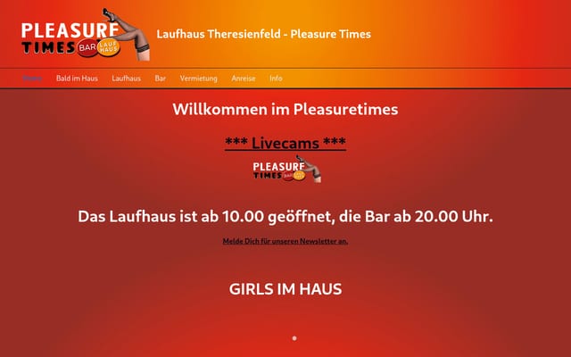 Screenshot of pleasuretimes.at