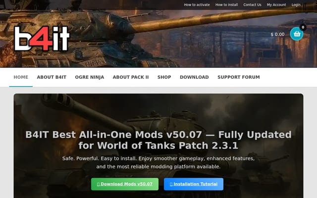 Screenshot of b4it.org