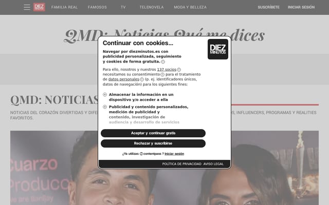 Screenshot of quemedices.es