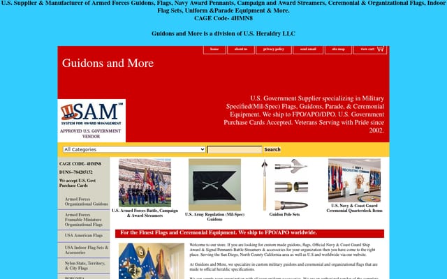 Screenshot of guidonsandmore.com