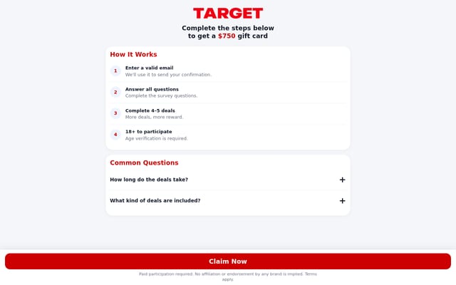 Screenshot of taroffers.com