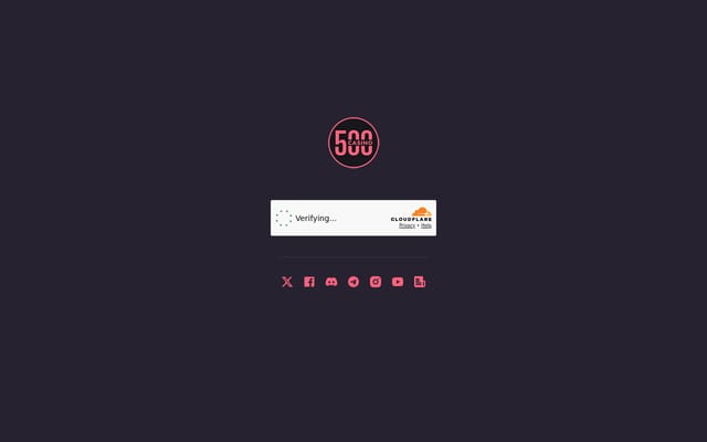 Screenshot of 500.casino