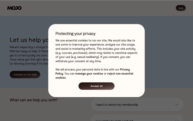 Screenshot of mojoch.com