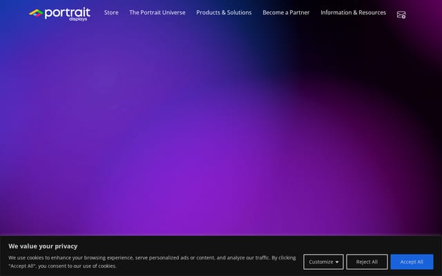 Screenshot of portrait.com