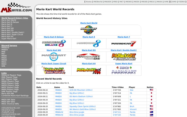 Screenshot of mkwrs.com