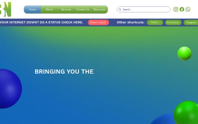Screenshot of bethnet.co.za
