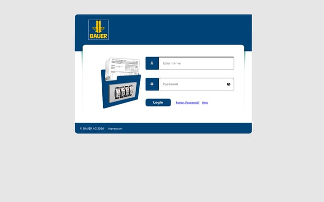 Screenshot of epayslip-bauer.de