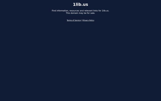 Screenshot of 1lib.us
