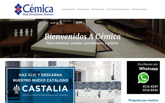 Screenshot of cemica.com.gt