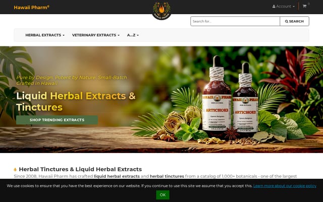 Screenshot of hawaiipharm.com