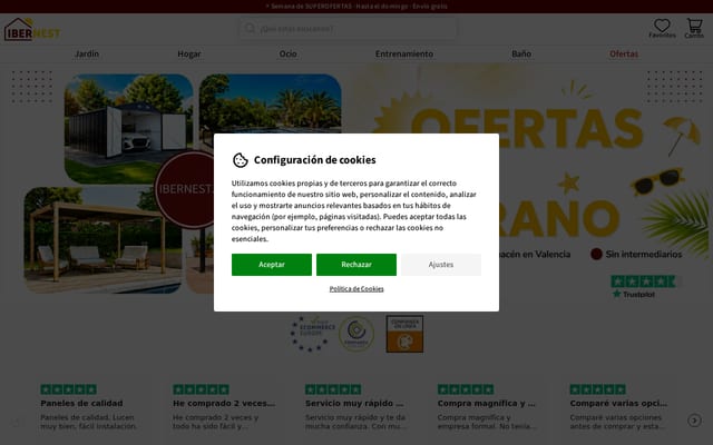 Screenshot of ibernest.es