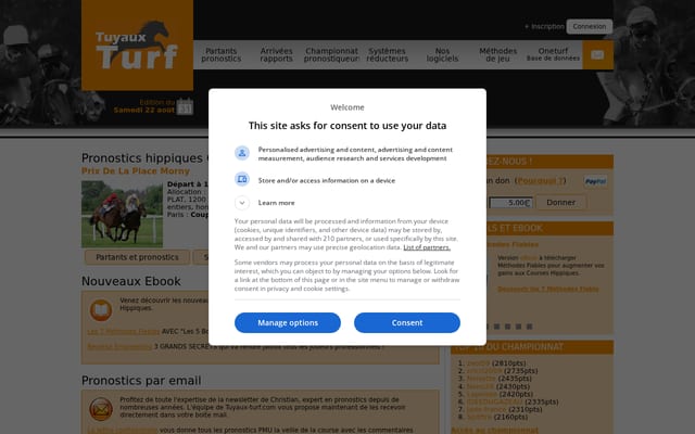 Screenshot of tuyaux-turf.com