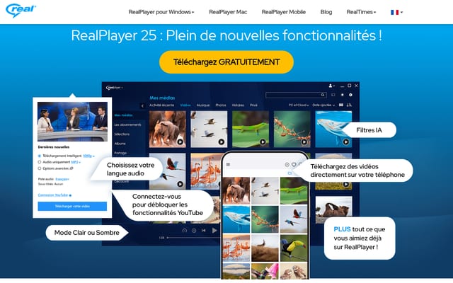 Screenshot of real.com
