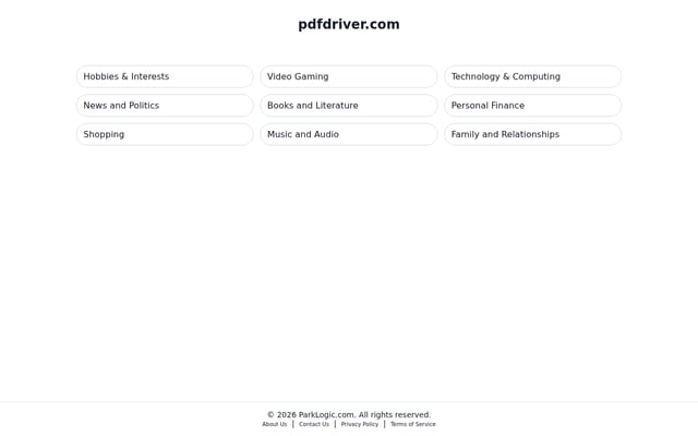 Screenshot of pdfdriver.com