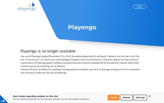Screenshot of playengo.com