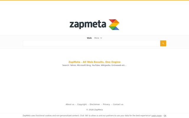 Screenshot of zapmeta.com