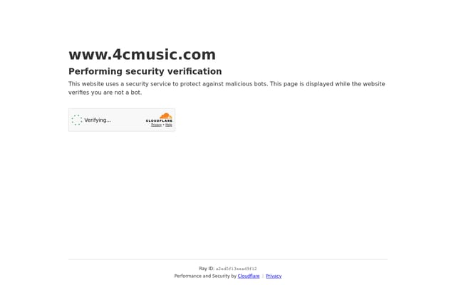Screenshot of 4cmusic.com