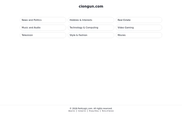 Screenshot of ciongun.com