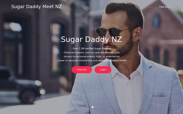 Screenshot of sugardaddymeet.co.nz