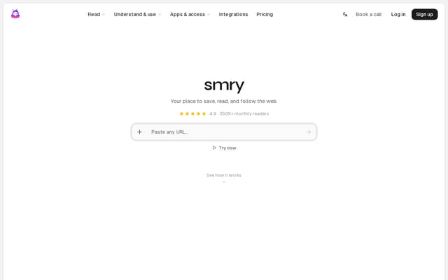 Screenshot of smry.ai