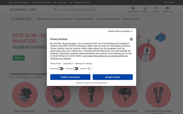 Screenshot of grandado.com