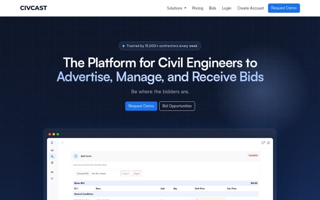 Screenshot of civcastusa.com