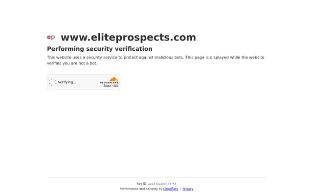 Screenshot of eliteprospects.com