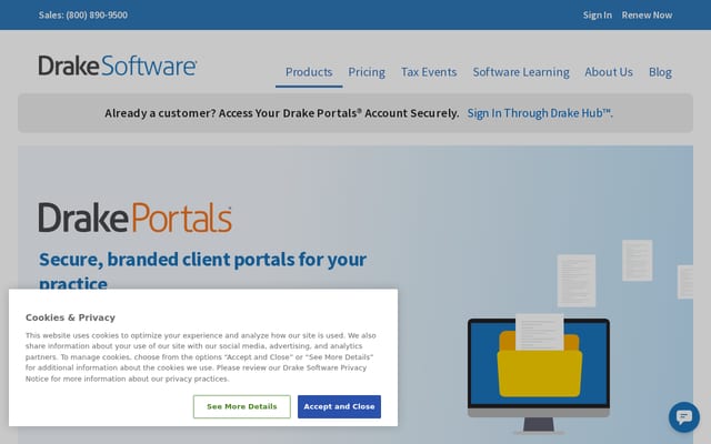 Screenshot of securefilepro.com