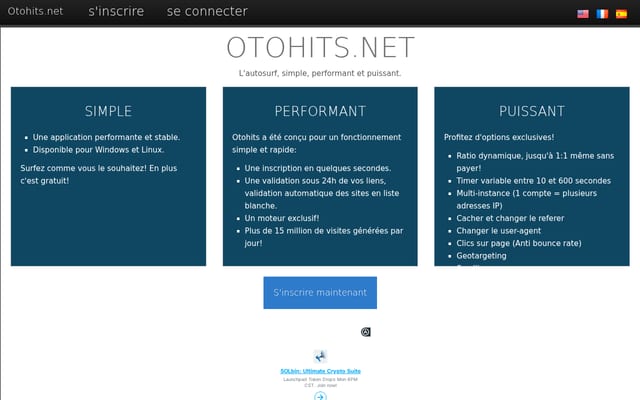 Screenshot of otohits.net