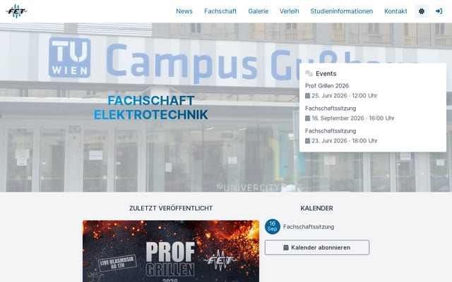 Screenshot of fet.at