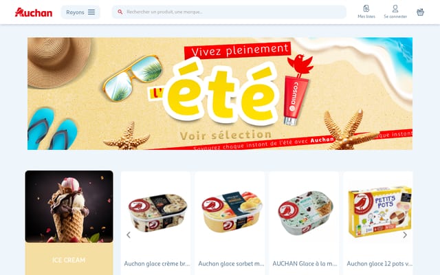 Screenshot of auchan.sn