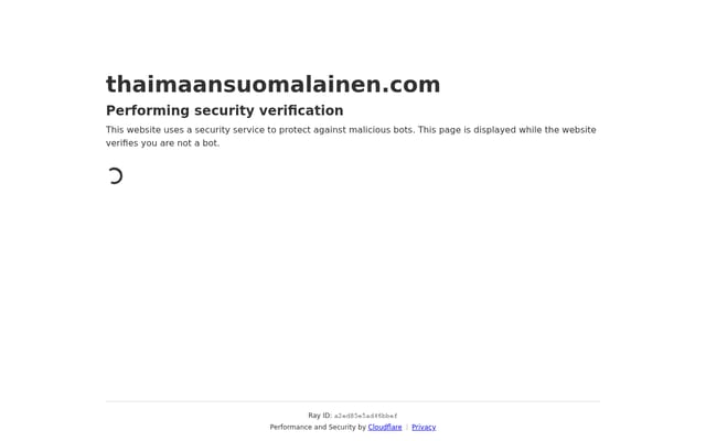 Screenshot of thaimaansuomalainen.com