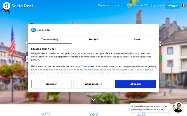 Screenshot of socialdeal.be
