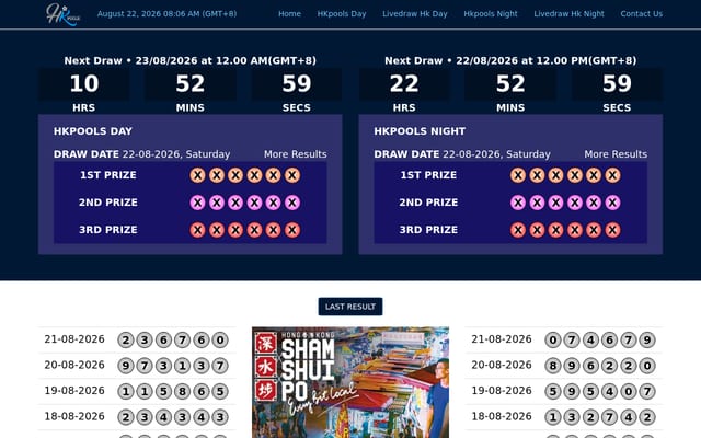 Screenshot of hkpools1.com